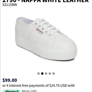 SUPERGA 2790 / 2730 - NAPPA WHITE LEATHER